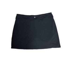 Athleta skort black size XL skort with zipper pocket